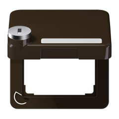 Рамка 5 постов, Алюминий, CD590BFKLSLBR