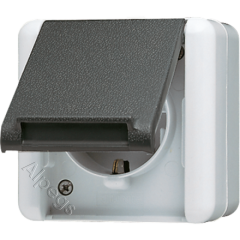 820W Штепсельная розетка SCHUKO для накладного монтажа IP44