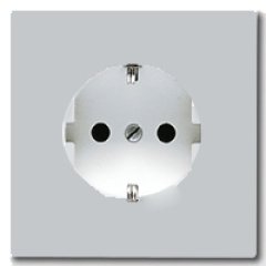 LS520LG Штепсельная розетка SCHUKO 16A, 250V ; светло-серая