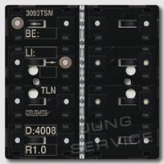 3093TSM KNX кнопочный модуль с интегрированным шинным сопряжением стандарт 3 группы