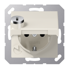 SCHUKO-розетка с крышкой и замком