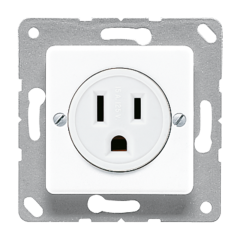 121-15WW Штепсельная розетка американской системы (NEMA); 15А, белая