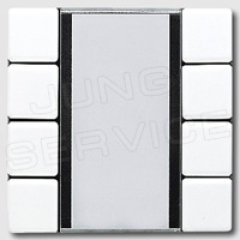 LS2248WW Сенсорные кнопки для выключателя 4-группы, 8-каналов; белые
