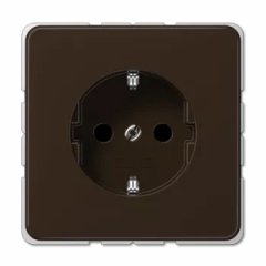 CD520KIBFBR Розетка 2P+E с защитой от детей коричневый