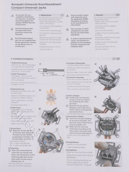 Комп. розетка, 2-ая, кат.6, UAE, EPUAE8-8UPOK6