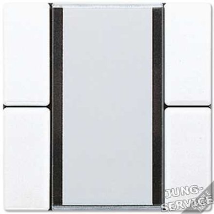 LS2224LG Сенсорные кнопки для выключателя 2-группы 4-канала; светло-серые