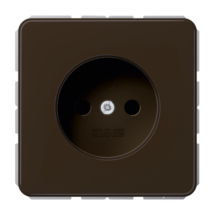 CD511NBR Розетка 10A 250V / 16A 250V   2-х полюсная, без заземления