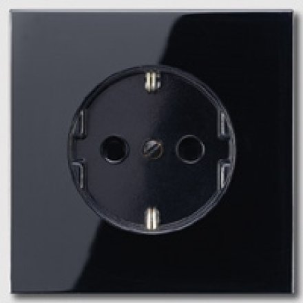 LS520SW Штепсельная розетка SCHUKO 16A, 250V ; черная