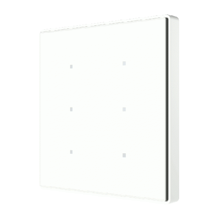Выключатель сенсорный KNX Square TMD, 6-кнопочный, цвет белый