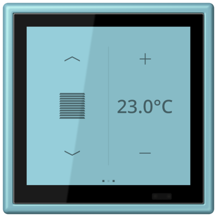 KNX комнатный контроллер LS TOUCH, LC 459 D1 S213