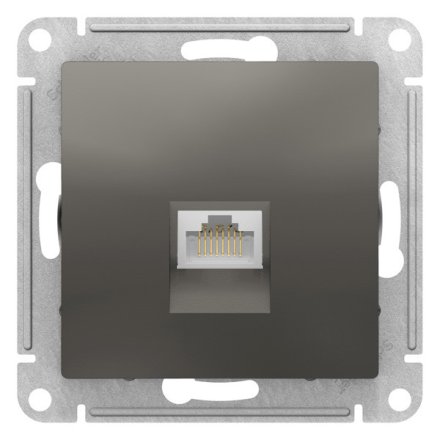 ATN000983 - AtlasDesign РОЗЕТКА компьютерная RJ45, механизм, СТАЛЬ