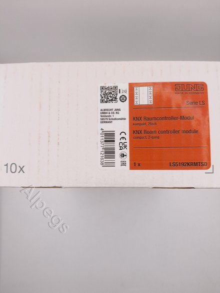 KNX компактный комнатный контроллер, 2 группы, LS5192KRMTSD