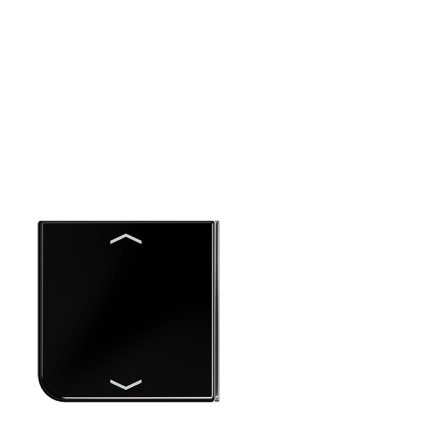 CD404TSAPSW23 клавиша с символом для 3 и 4-клавишного пульта KNX, чёрная, для серии CD ( нижняя левая; верхняя пра