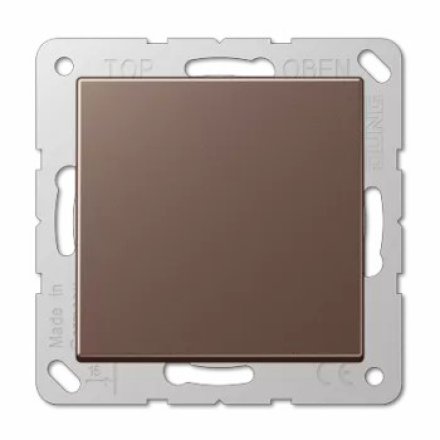 A520KLMO Штепсельная розетка SCHUKO 16A 250Vс крышкой IP 44, мокко
