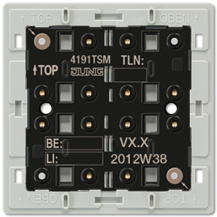 KNX кнопочный модуль универсальный, 4 группы, LS4194TSM