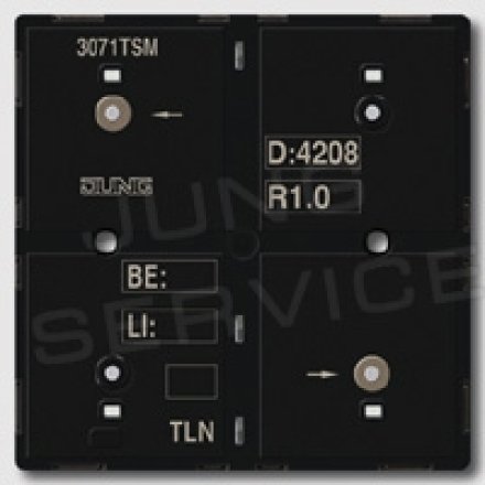 3071TSM KNX кнопочный модуль с интегрированным шинным сопряжением стандарт 1 группа