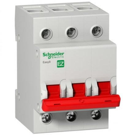 EZ9S16340; EASY 9 Выключатель нагрузки (модульный рубильник) 3P 40А Schneider Electric