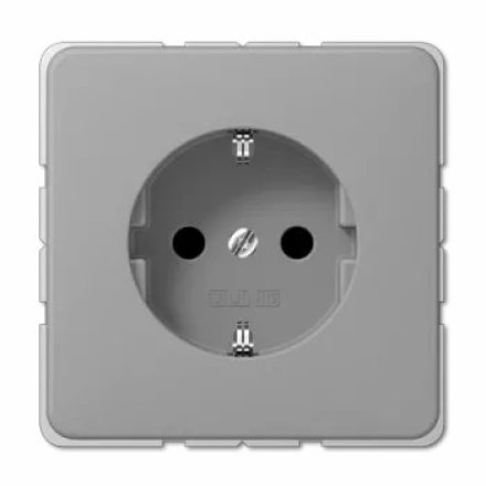 CD521GR Штепсельная розетка SCHUKO 16А 250V  с винтовым зажимом; серая