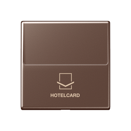 A590CARDMO A 500, Накладка карточного выключателя HOTELCARD, мокко