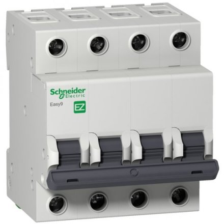 EZ9F34432; EASY 9 Автоматический выключатель 4P 32A (C) Schneider Electric