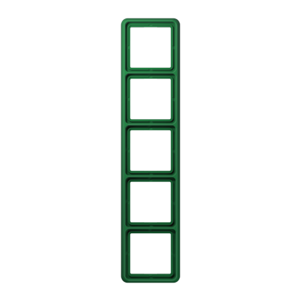 CD585WUGN Рамка для вертикальной и горизонтальной установки ударопрочная, 5-кратная; зеленая