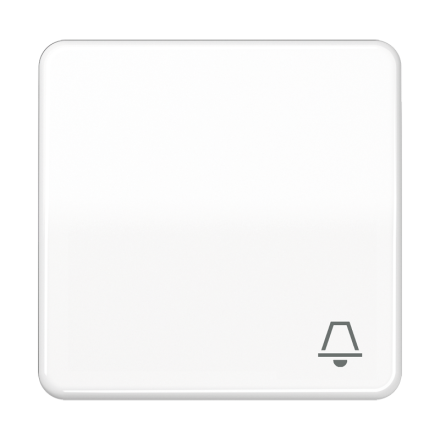 CD590BFKWW Клавиша ударопрочная с символом звонок для кнопок; белая