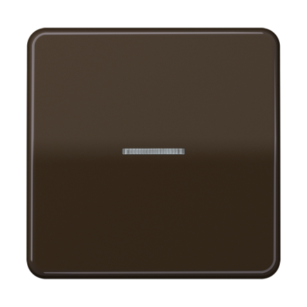 CD590KO5BR Клавиша с окошком для выключателя и кнопки с подсветкой; коричневая