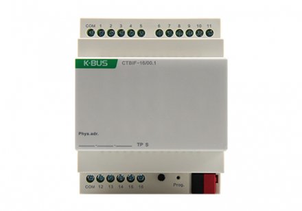 GVS KNX Universal Interface 16-Fold, DIN-rail Mounted