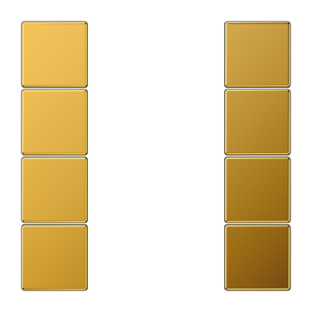 LS504TSAGGO комплект накладок 4гр золото