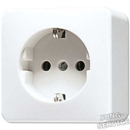 620 Штепсельная розетка SCHUKO для накладного монтажа 16A 250V