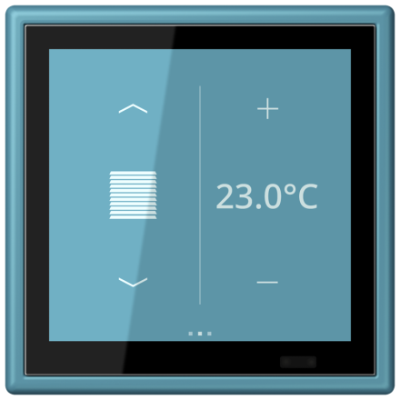 KNX комнатный контроллер LS TOUCH, LC 459 D1 S212