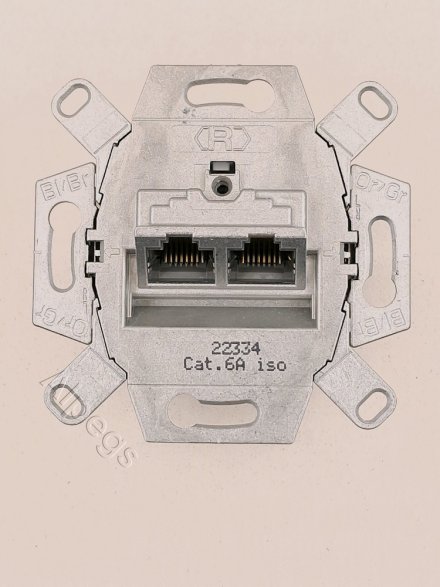 Комп. розетка, 2-ая, кат.6, UAE, EPUAE8-8UPOK6