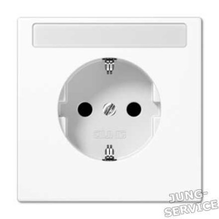 LS520N Штепсельная розетка SCHUKO 16A, 250V ; слоновая кость