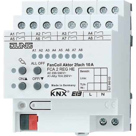 FCA2REGHE KNX Fan-Coil-актуатор (2-канальный?)