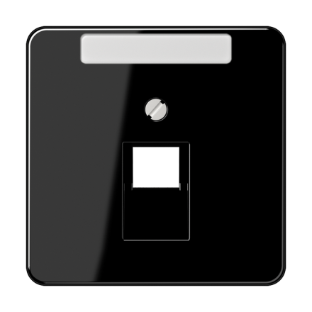 CD569-1NAUASW Крышка для ординарной телефонной и компютерной розетки  UAE; черная