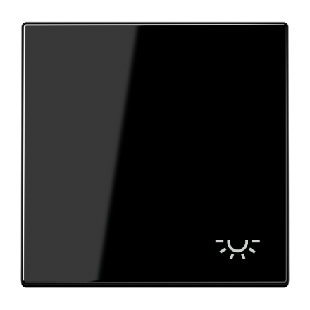 LS990LSW Клавиша для  выключателя с символом свет; черная