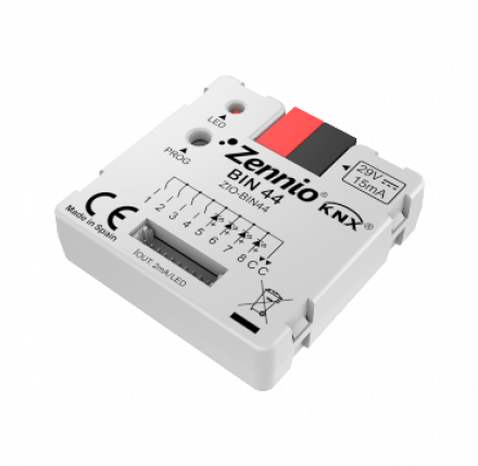 Модуль бинарных входов KNX BIN 44 (кнопочный интерфейс)