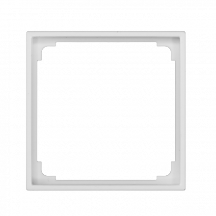 Адаптер рамки Jung 034184 white/ адаптер для серии датчиков присутствия IR 180, HF 180, (Адаптер Jung подходит для моделей: Jung A 500, AS 500, Jung Ekoprofi / GIRA - для рамок система 55 / Merten - System M)