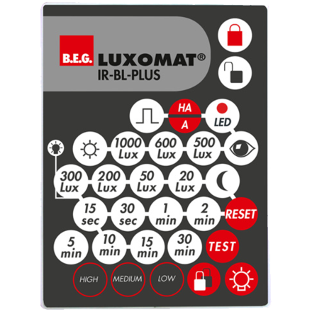 IR-BL-PLUS, Инфракрасный пульт дистанционного управления для датчиков BL-PLUS, B.E.G.