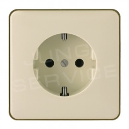 520ZBF Штепсельная розетка SCHUKO 16A 250V ; слоновая кость