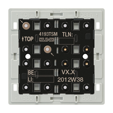 KNX кнопочный модуль универсальный, 3 группы, 4193TSM