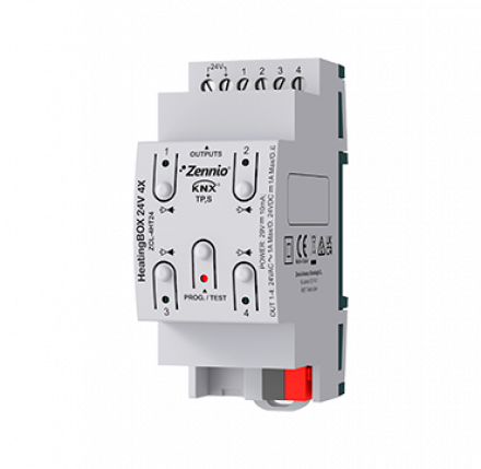 Актуатор отопительных систем KNX HeatingBOX 24V 4X