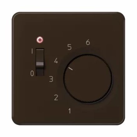 CDTR231PLBR Крышка для регуляторов температуры воздуха помещений TR 231 U и TR 241 U; коричневая