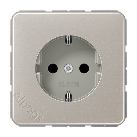 CD1520PT Штепсельная розетка SCHUKO 16A 250V ; платина