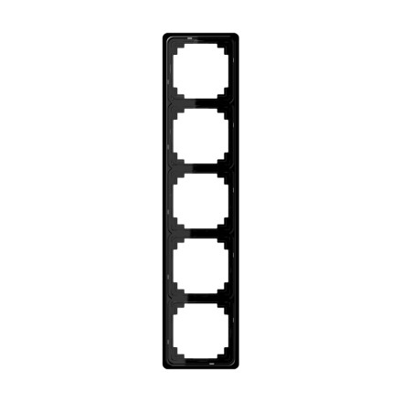 CDP585SW Рамка для вертикальной и горизонтальной установки, 5-кратная, черная