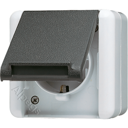 820W Штепсельная розетка SCHUKO для накладного монтажа IP44