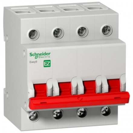 EZ9S16463; Выключатель нагрузки (мод. рубильник) 4P 63А Schneider Electric