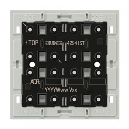 Кнопочный модуль универсальный F40, 4 группы, KNX 42941ST