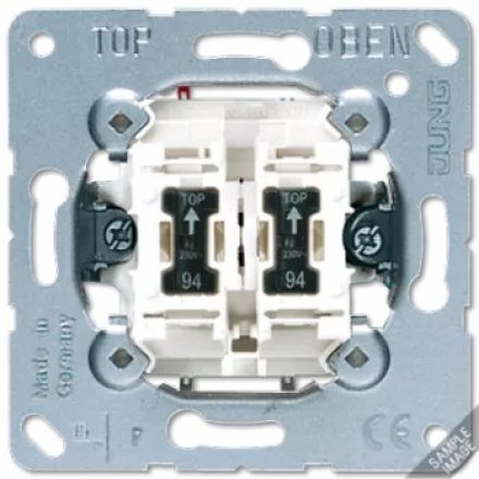 505KOVU5RG Выключатель 10AX 250V  контрольный сдвоенный для управления жалюзи