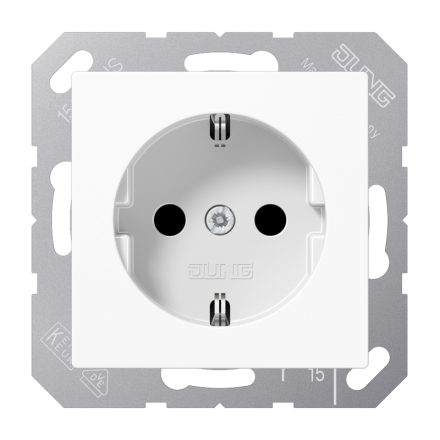 ABA1520WW Штепсельная розетка SCHUKO 16A 250V  ; белая
